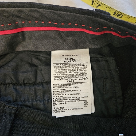 Banana Republic Sloan Black sz 6 long - Picture 10 of 12